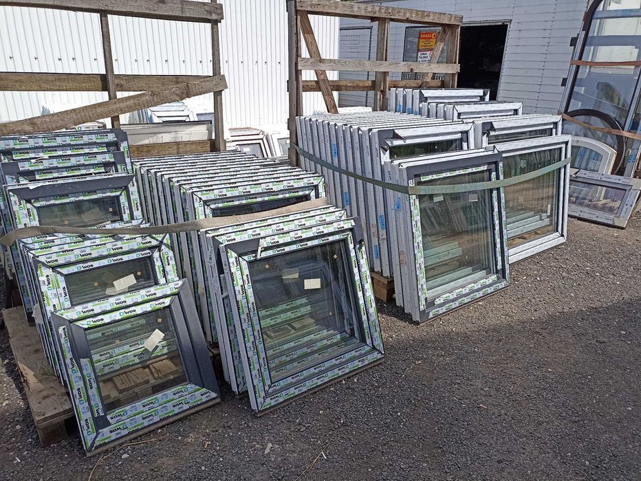 Okno pcv 100/100 antracyt