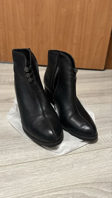 Ботинки шкіряні демісезонні, осінь-весна р.38