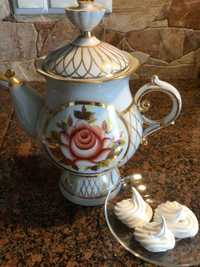 Чайник ручная роспись керам для уютных чаепитий