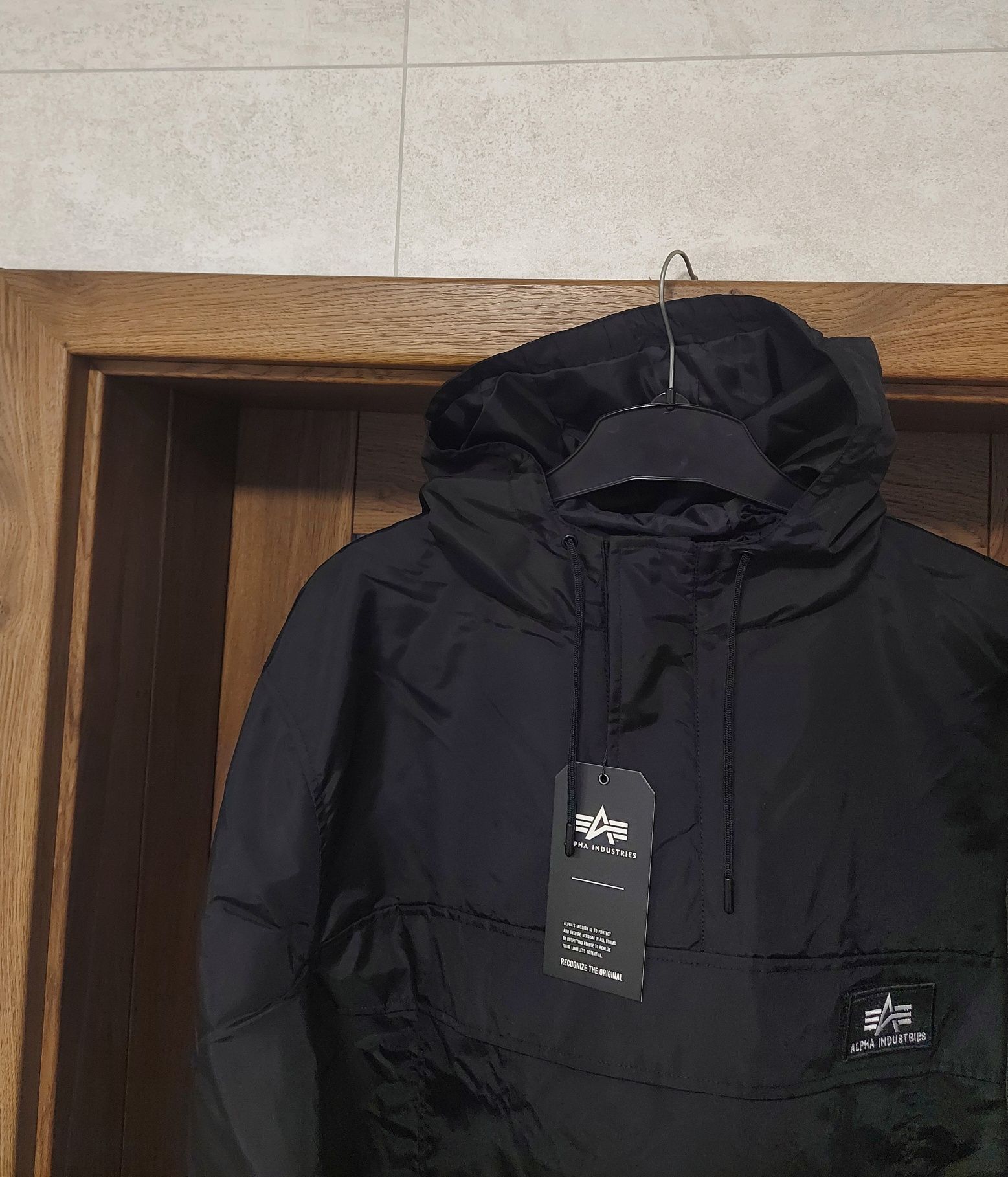 Kurtka Anorak Alpha Industries czarna rozmiar XXL