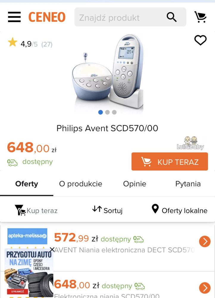 NIANIA Philips AVENT sdc 570