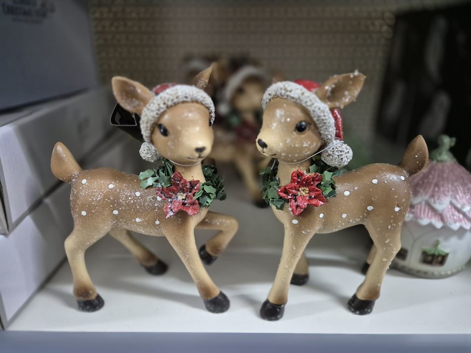 Jeleń Renifer figurka świąteczna 19 cm