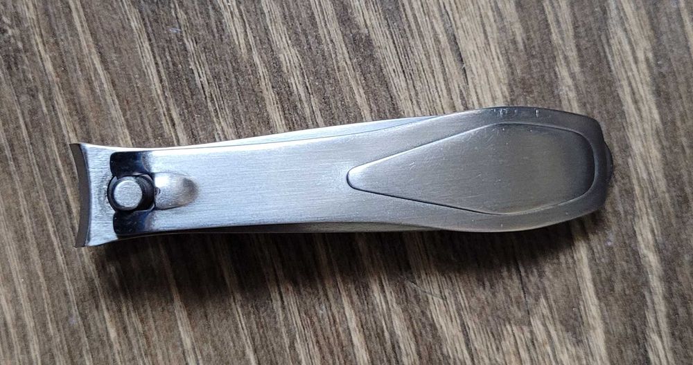 duży obcinacz cążki do paznokci 8cm stalowy stal nierdzewna BDB