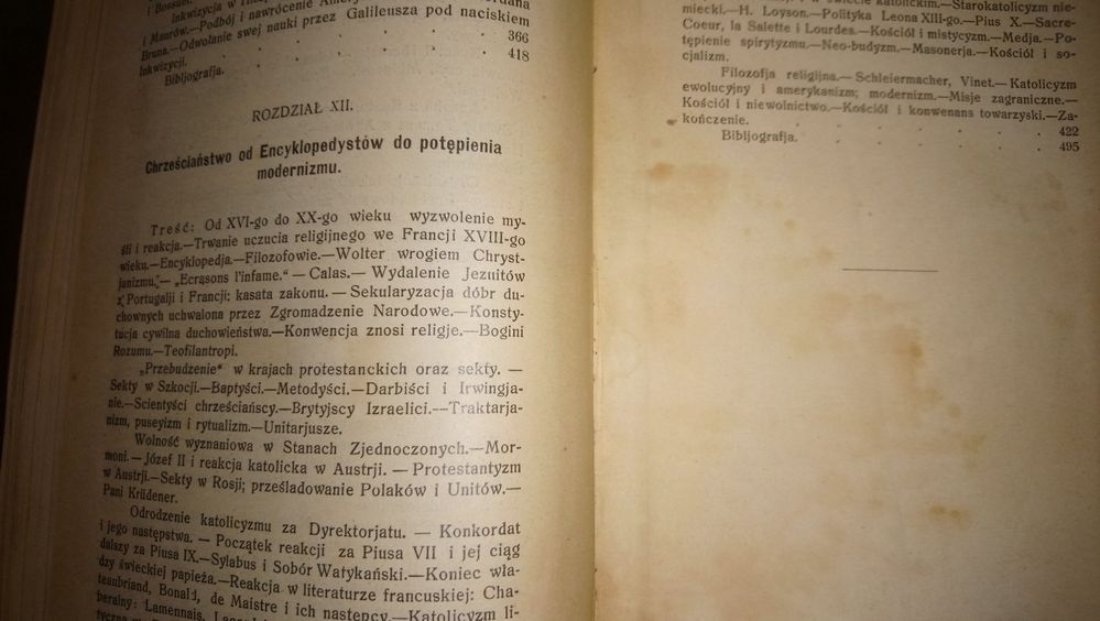 Stara księga Orfeusz czyli Dzieje Powszechne Religji 1914r