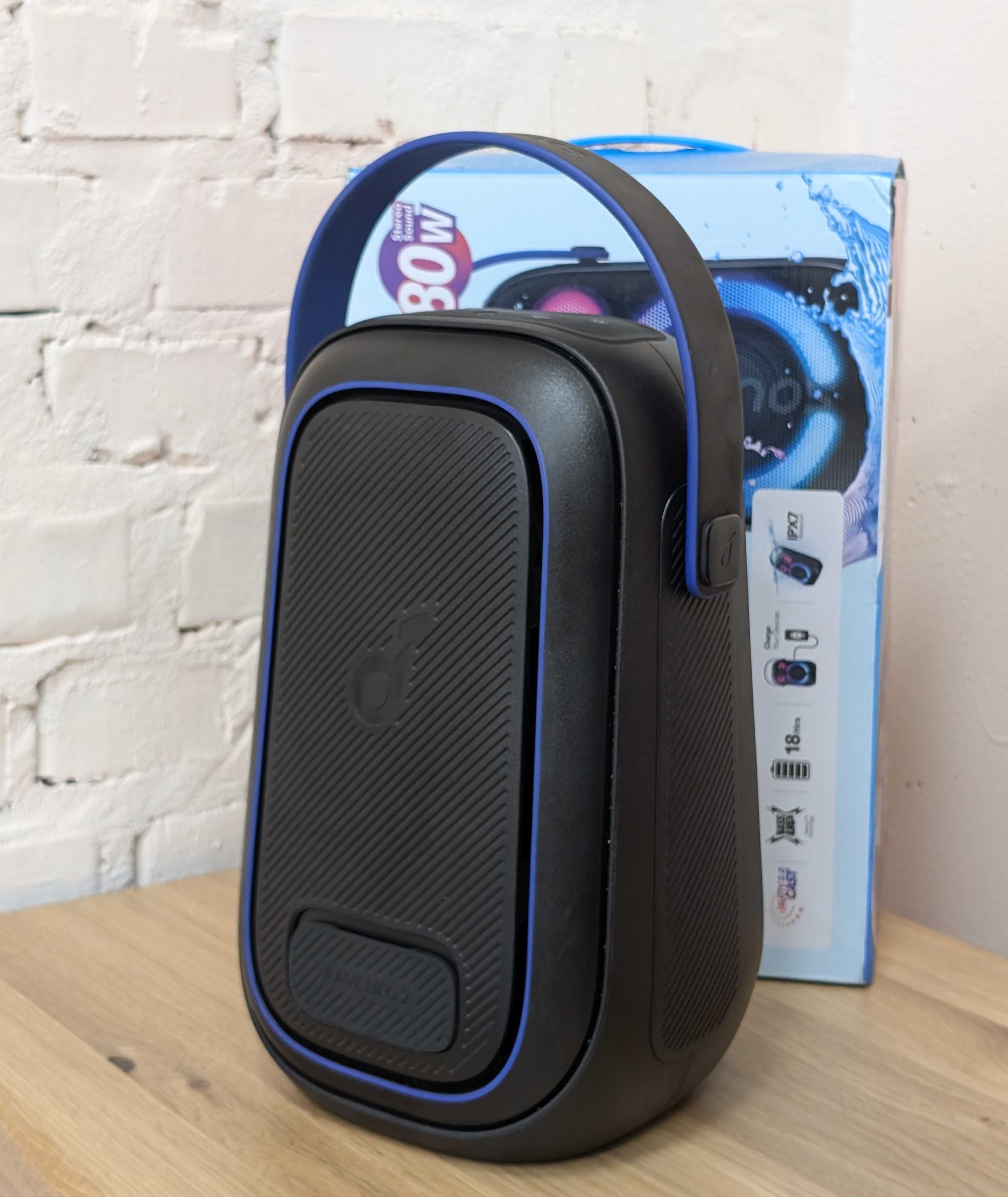 Портативна Bluetooth колонка Anker Soundcore Rave Neo 2 80W LED