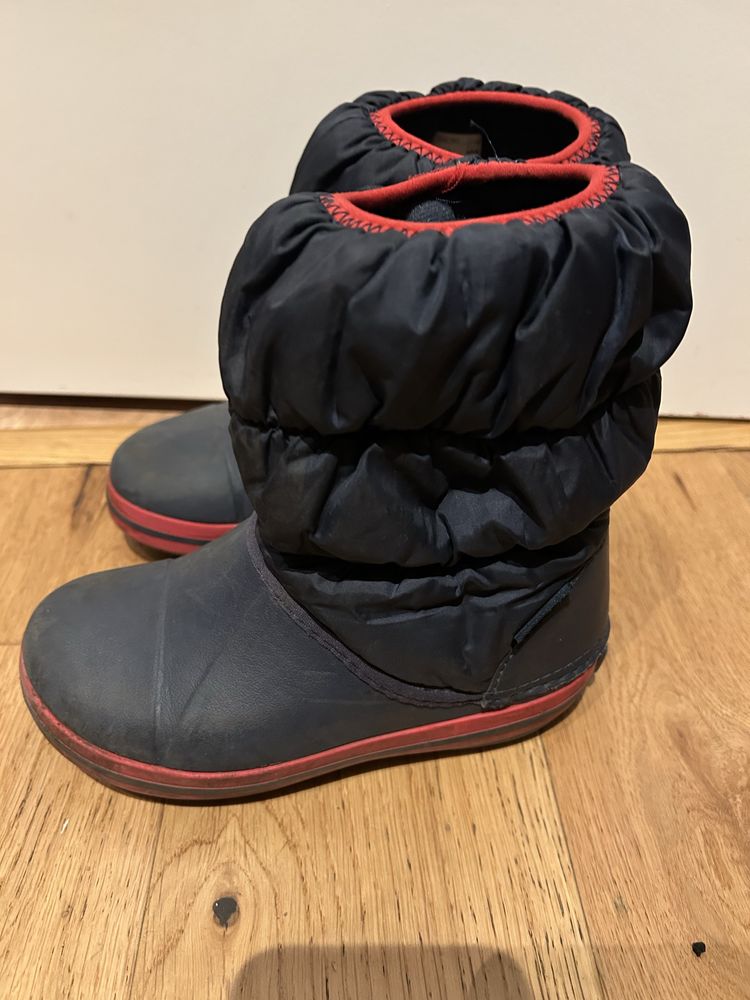 Botki kozaki ocieplane Crocs rozmiar C12 czyli 29