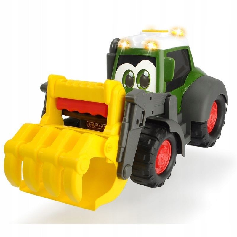 Zestaw Fendt Kombajn + Leśny traktor koparka firmy Dickie Toys