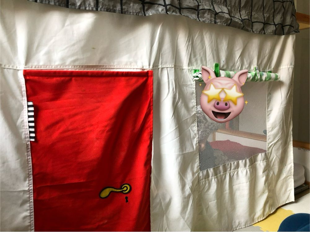 Łóżko drewniane ikea kura
