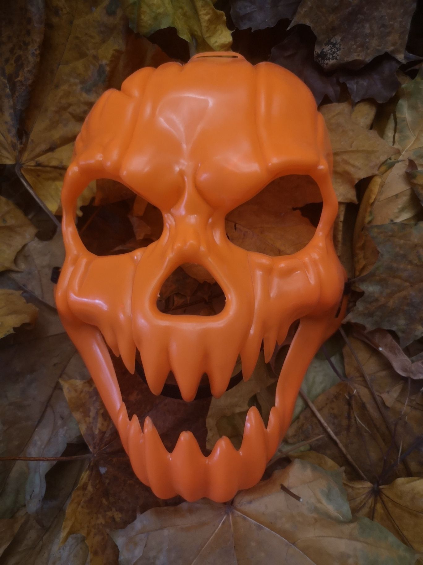 Карнавальная маска тыква скелет череп хелоуин хэлоуин косплей
