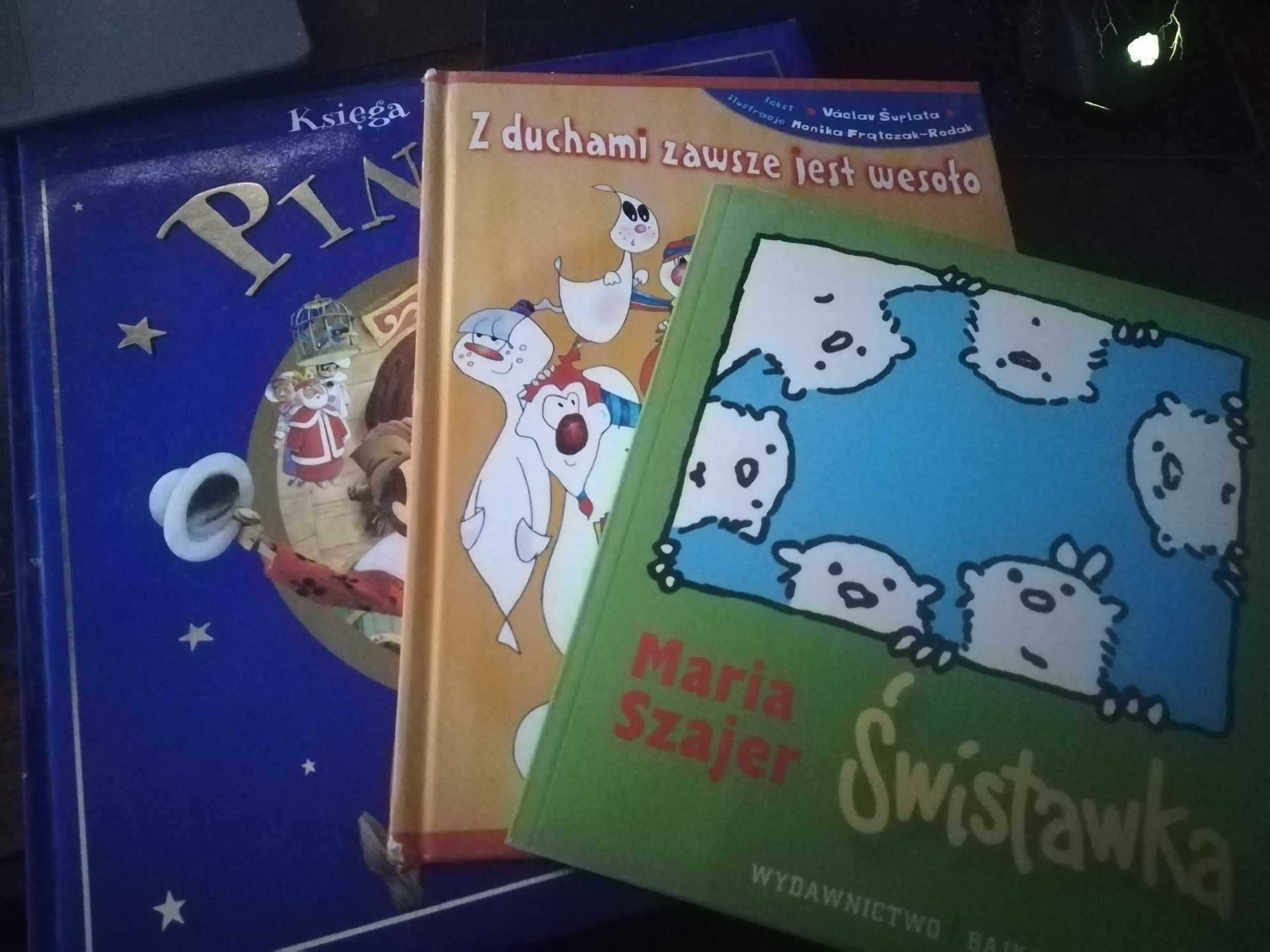 Zestaw książek dla dzieci Pinokio, Z duchami, Świstawka + origami