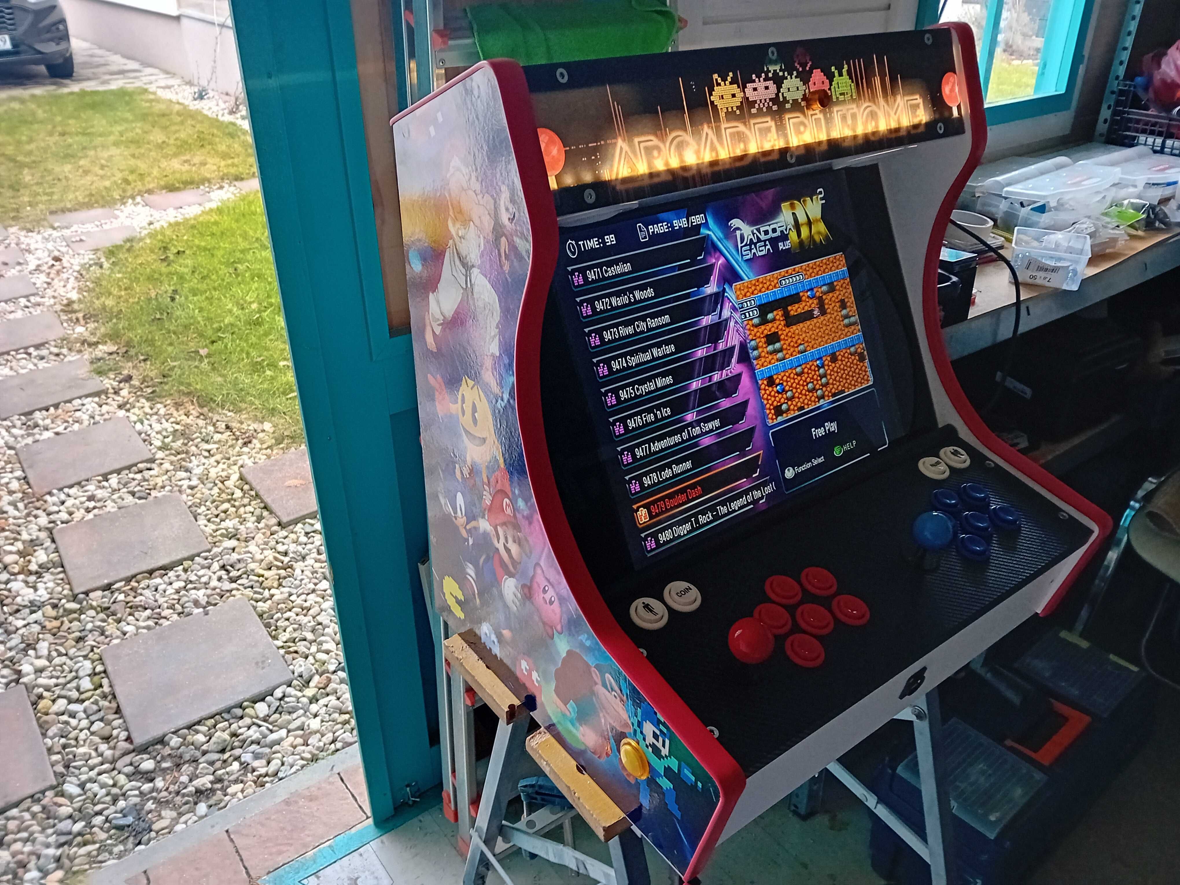 Automat Arcade typu bartop 9800 gier