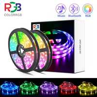 Leds RGB 5050 (5m/10m/15m/20m) Bluetooth & Comando