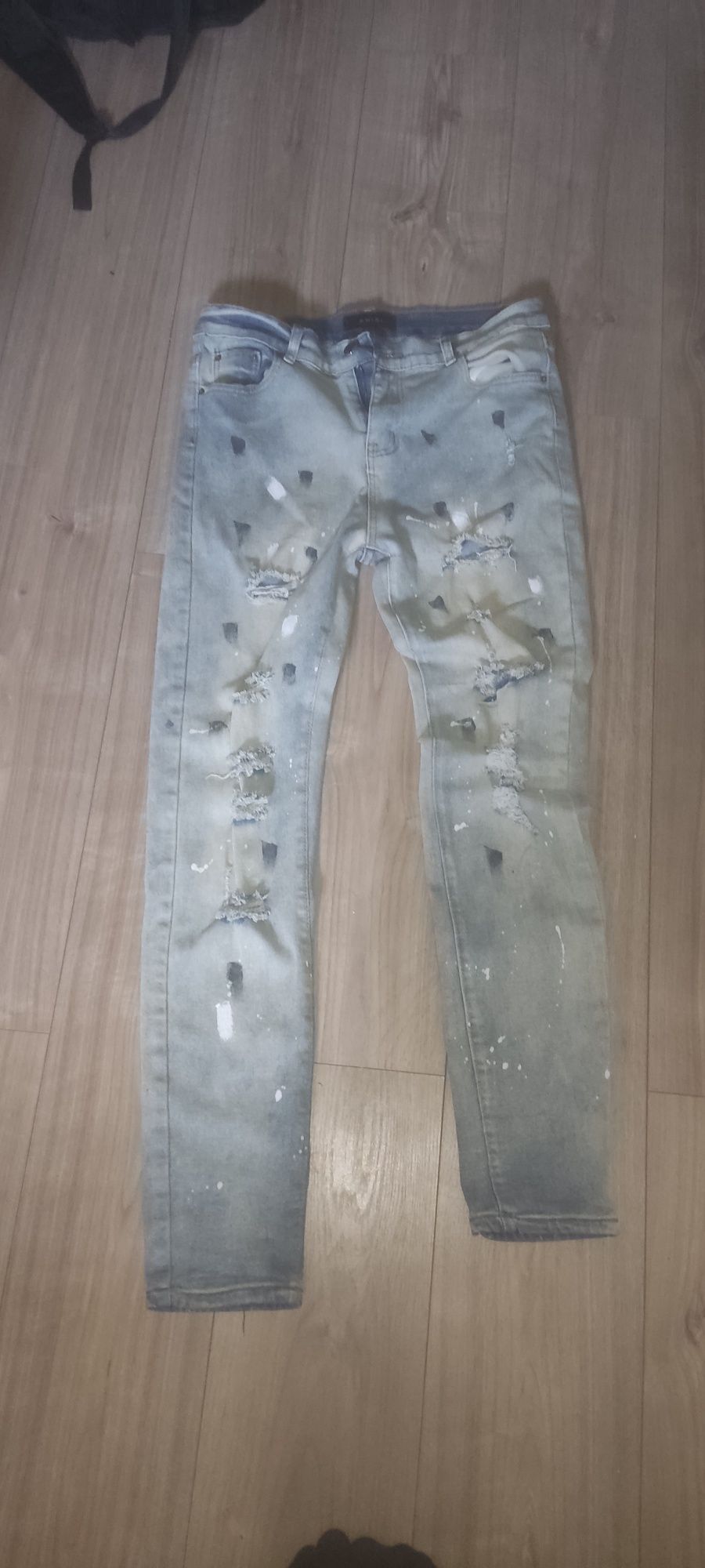 Штаны Amiri slim fit jeans