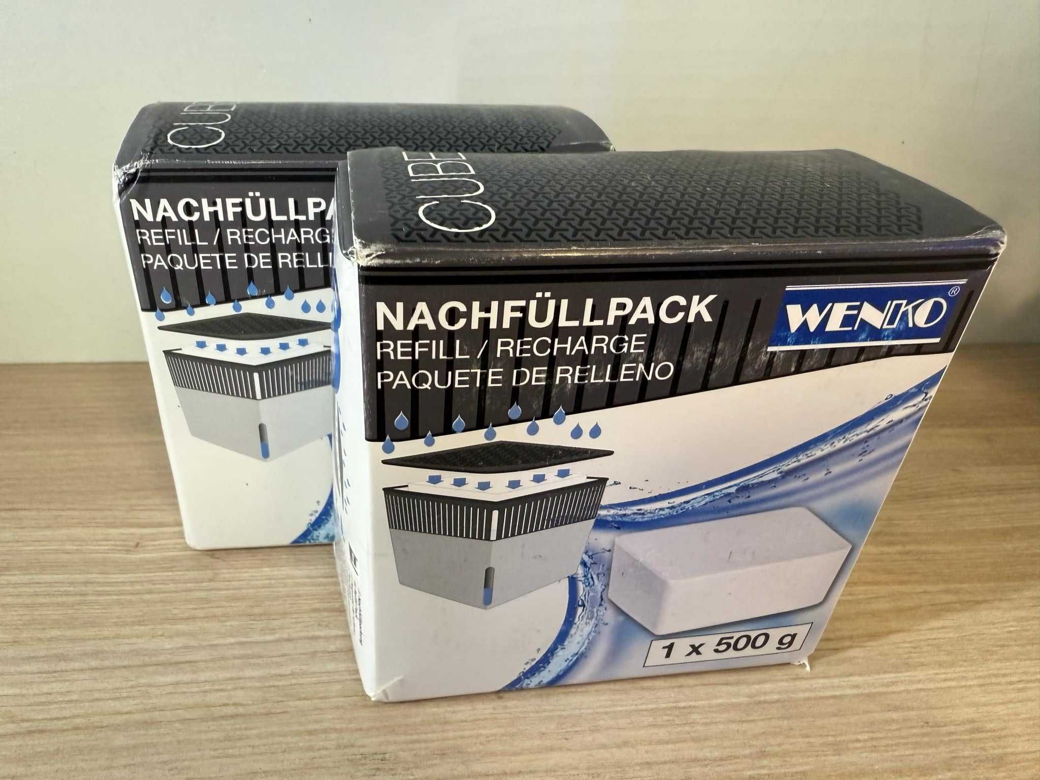 Wenko wkłady do pochłaniacza wilgoci, kostka 2x500g