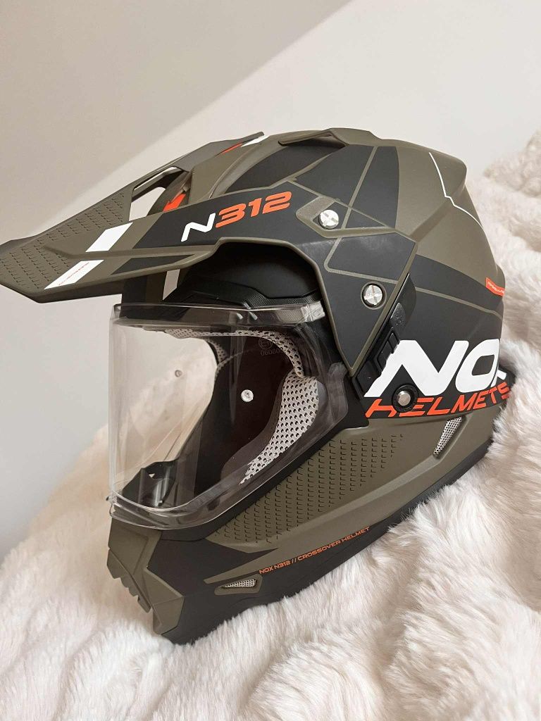 Kask enduro nowy NOX N312