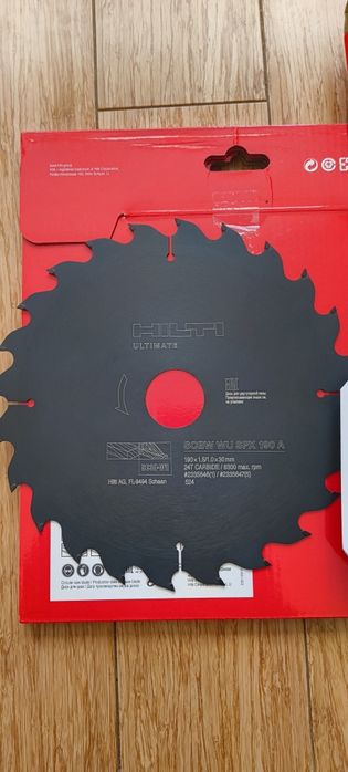 Tarcza do pilarki Hilti SCBW WU SPX 190 A 2 szt.