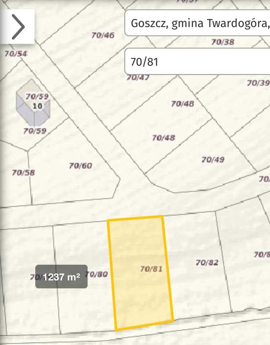 Działka BUDOWLANA Goszcz ,gmina Twardogóra