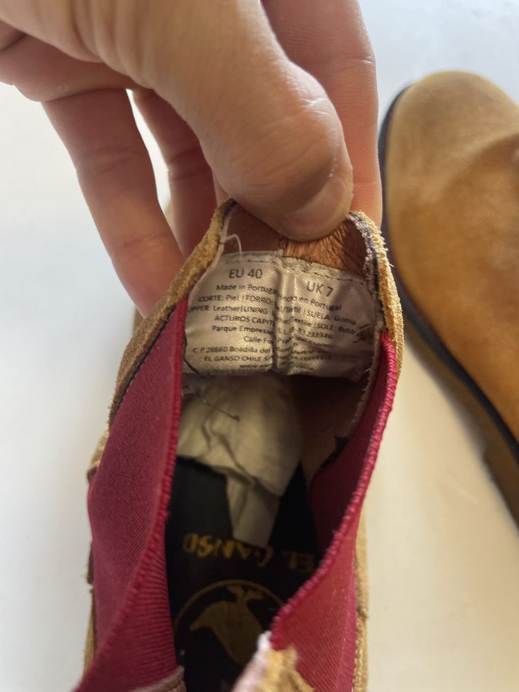 Botas el ganso camursa