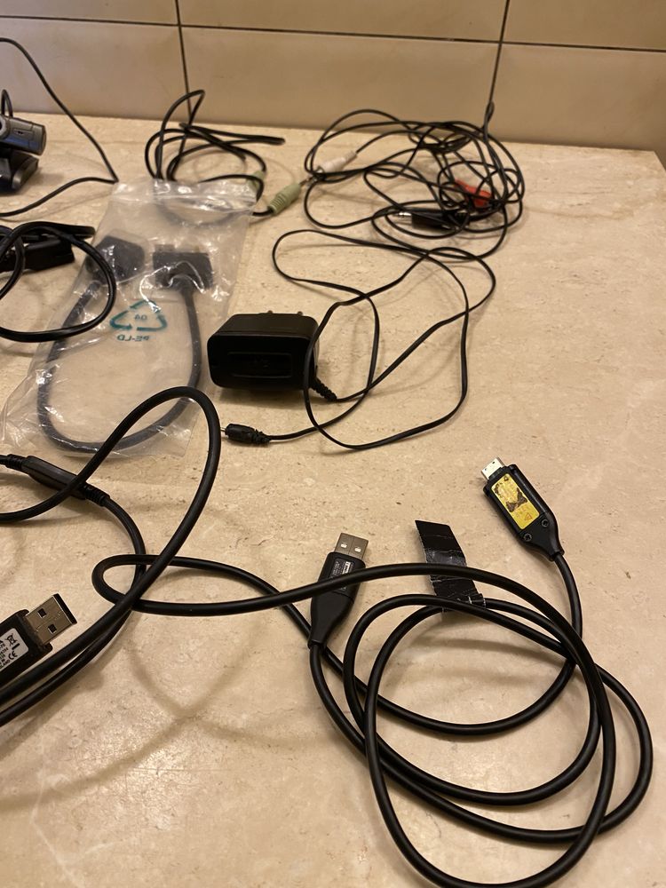 Кабеля, зарядки, micro usb, авто, Nokia, RCA, Samsung