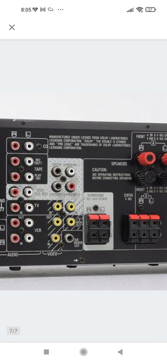 Amplituner Technics SA-AX 730