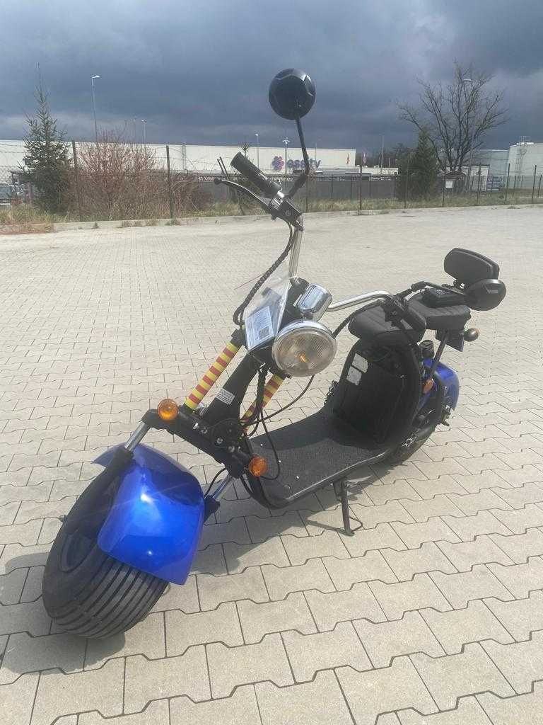 Skuter elektryczny 1500W dwuosobowy zarejestrowany OC/PT!