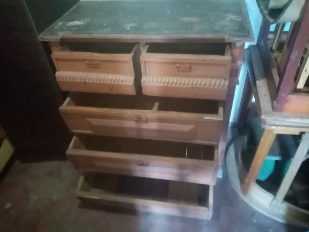 Деревянный комод раритет шкаф ящик старовинний