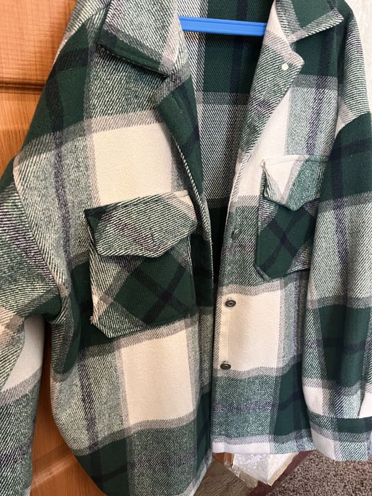 Тепла рубашка в клітинку