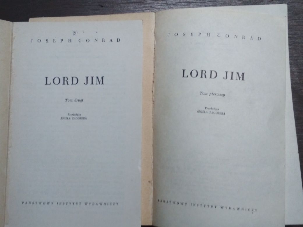 Joseph Conrad - Lord Jim / 2 tomy