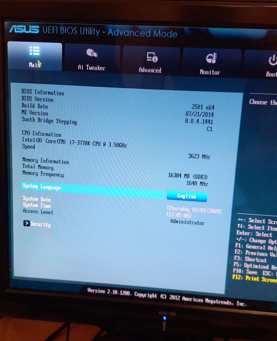 PC i7 3770K Asus Z77 16GB DDR3 1600