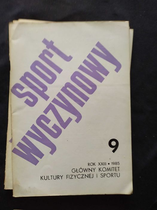 1985 Sport wyczynowy. Miesięcznik Polskiego Komitetu Olimpijskiego