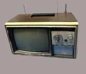 Televisão antiga, Sharp, não testada, TV