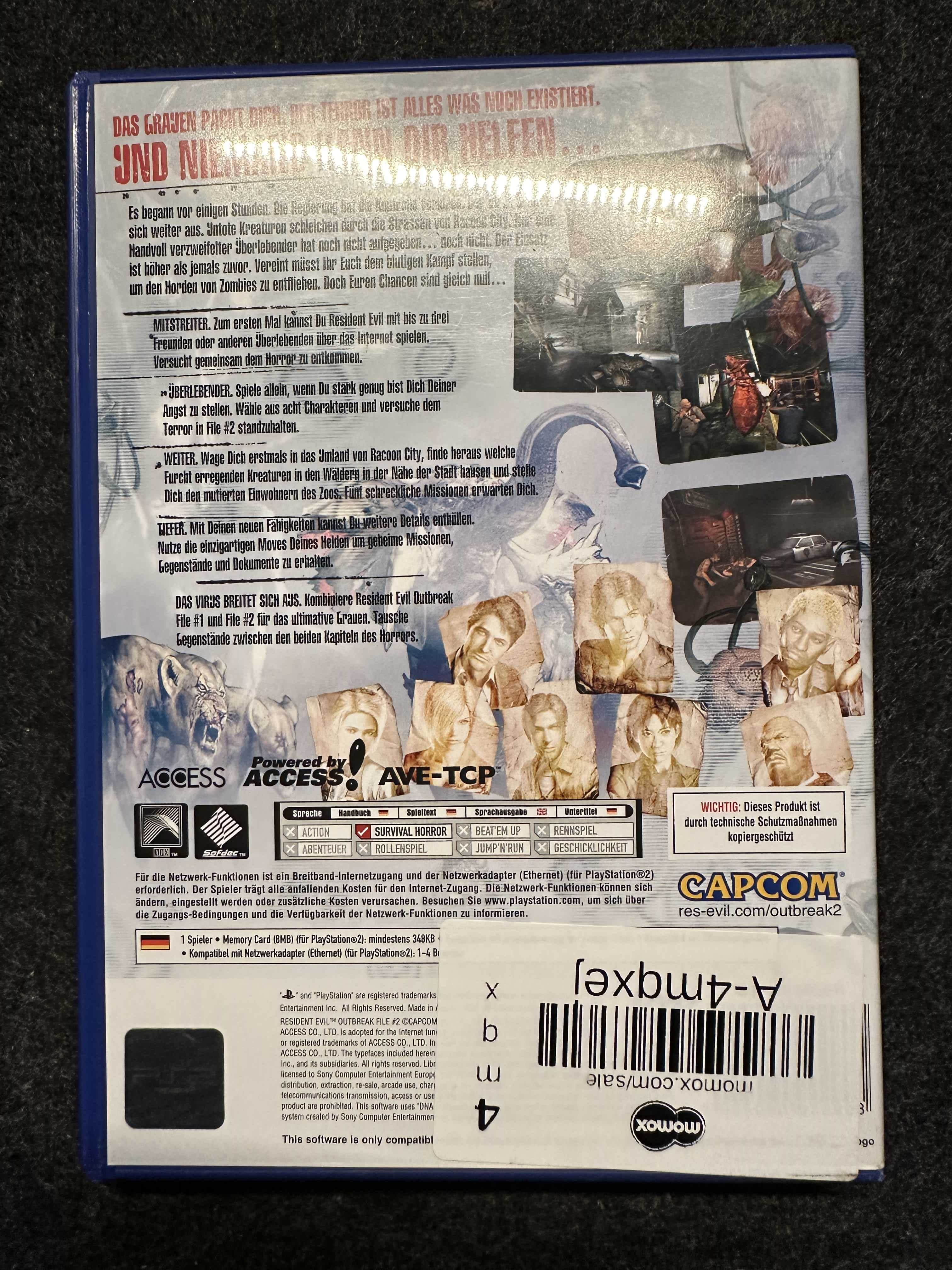Resident Evil Outbreak File 2 - PS2