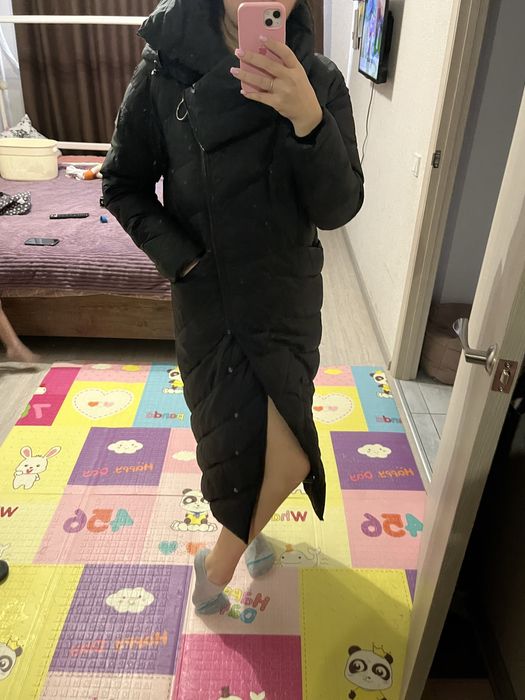 Пуховик зимовий чорний