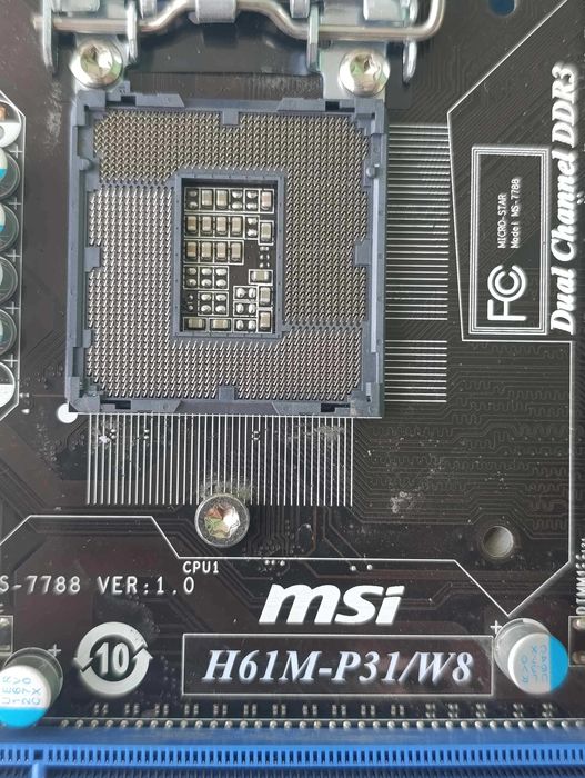материнська плата MSI H61M-P31/W8 socket 1155