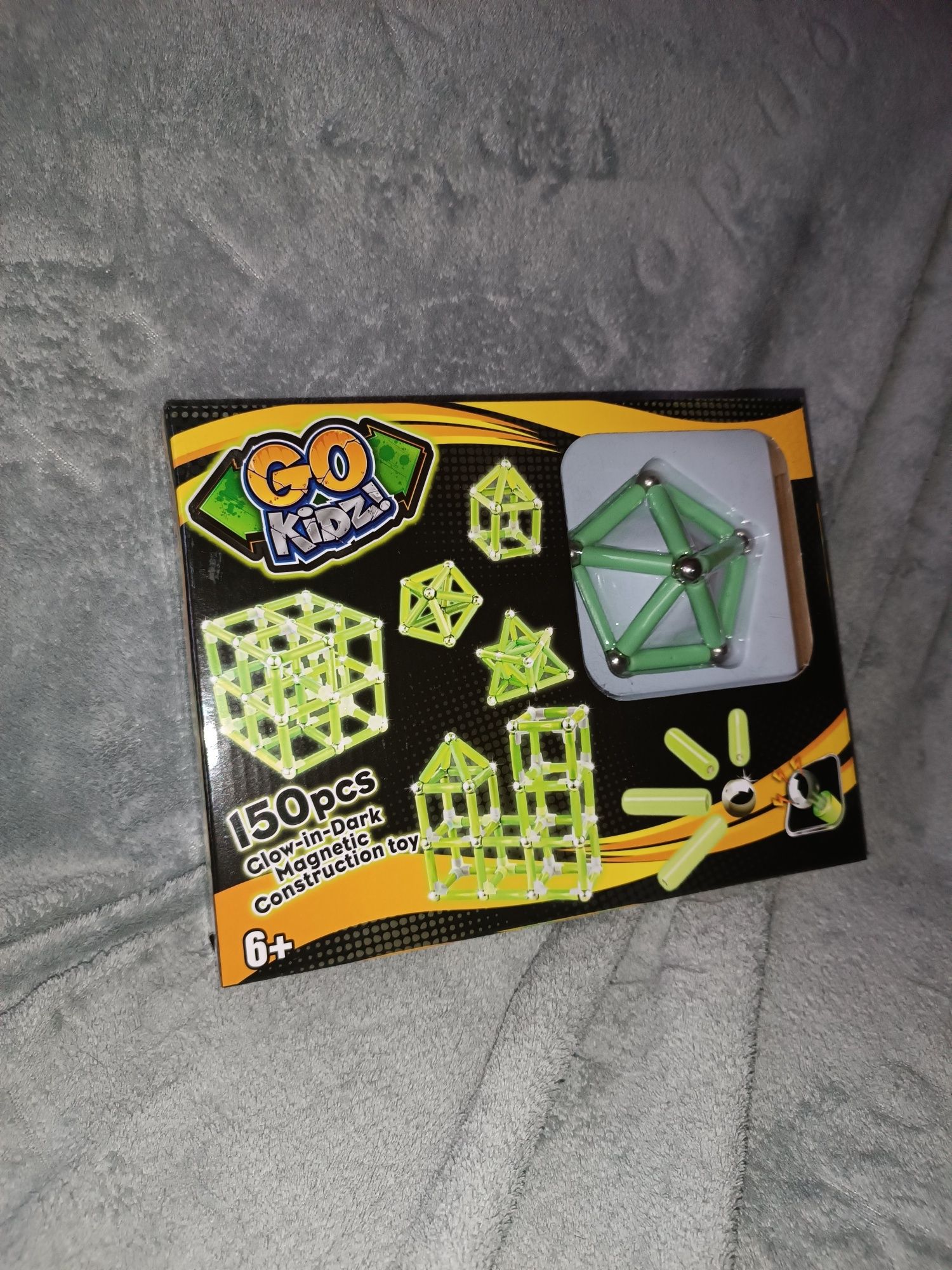 Klocki magnetyczne Go Kidz! 150 elementów