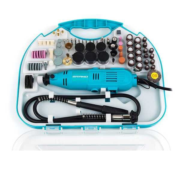 Гравер Grand МГ-570К / 211 (гнучкий вал, 211 насадок)