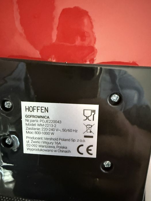 Gofrownica bubble bąbelki 1000w