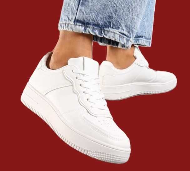 Białe sneakersy Nowe r.38/39 wkładka 24,5cm