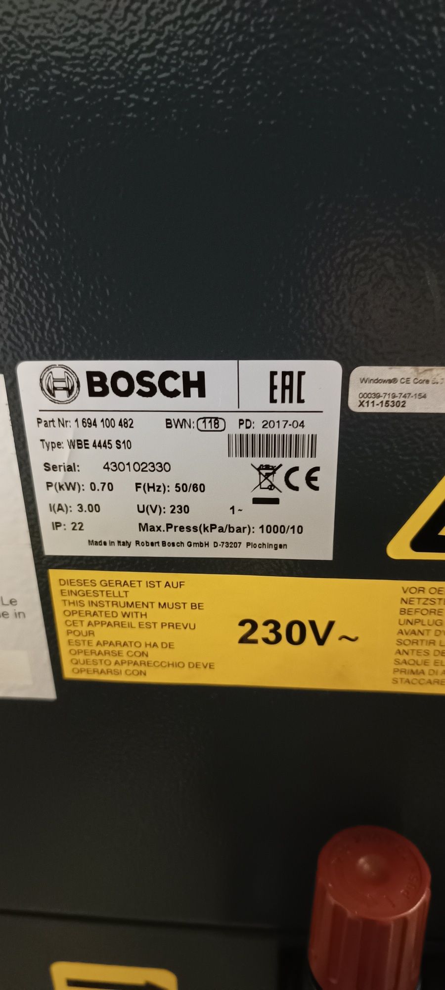 Wyważarka do kół BOSCH