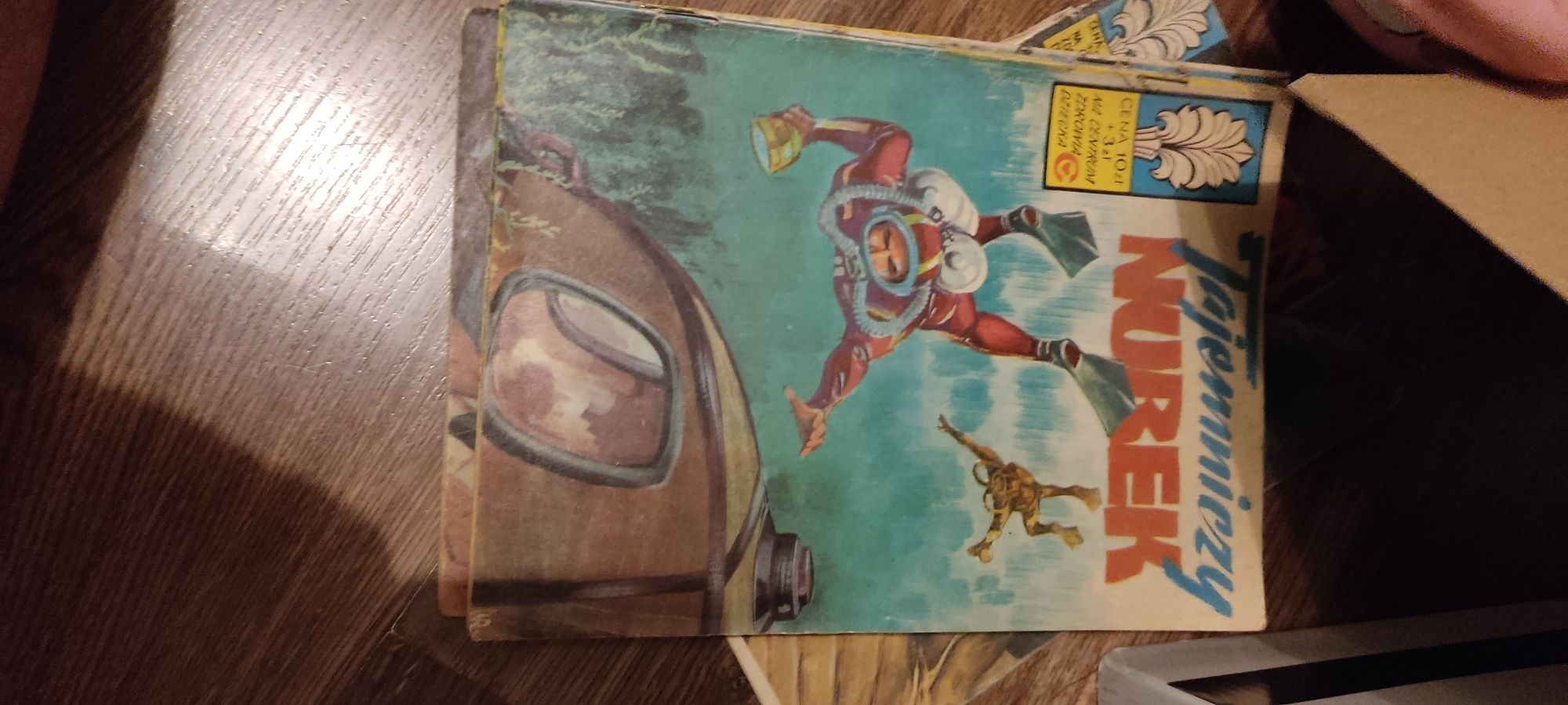 Komiks. Tajemniczy nurek. 1978