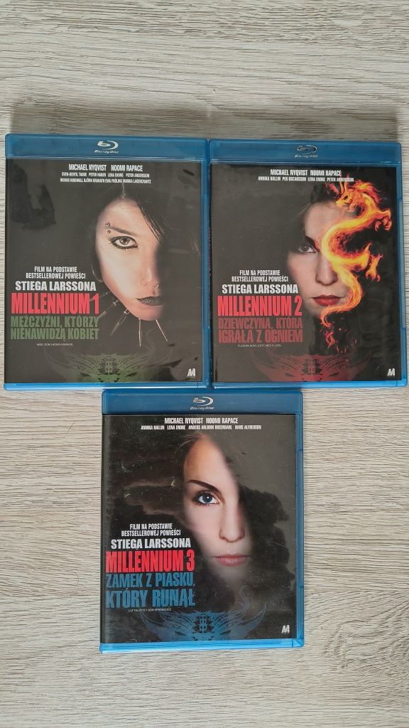 Millennium trylogia Blu-ray