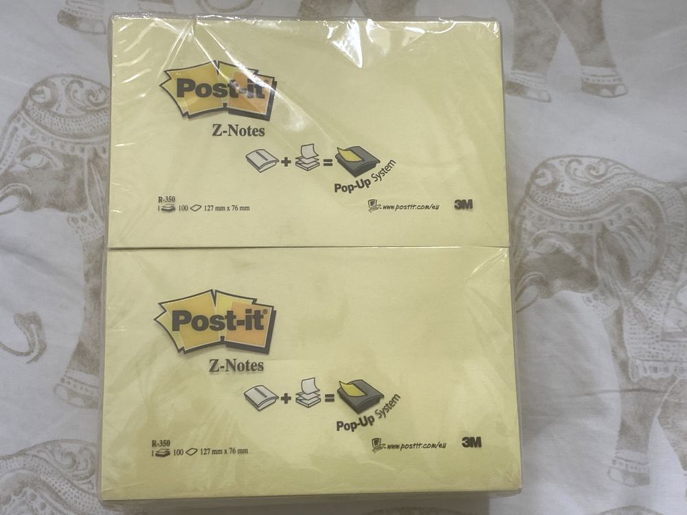 Karteczki bloczek notes Post it samoprzylepne z-notes harmonijkowe