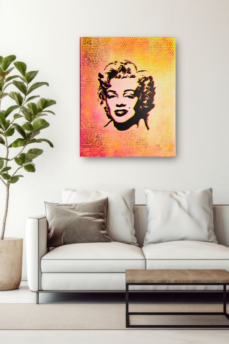Marylin Monroe obraz ręcznie malowany Do salonu nowoczesny pop-art