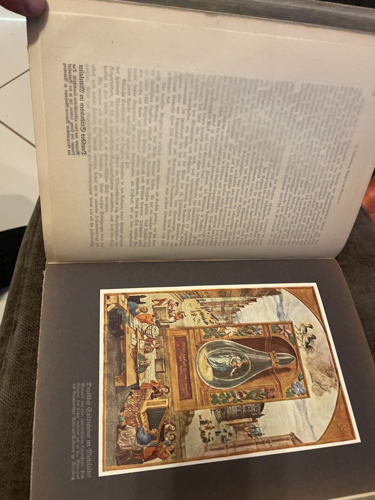 Stary niemiecki Atlas WELT GESCHICHTE