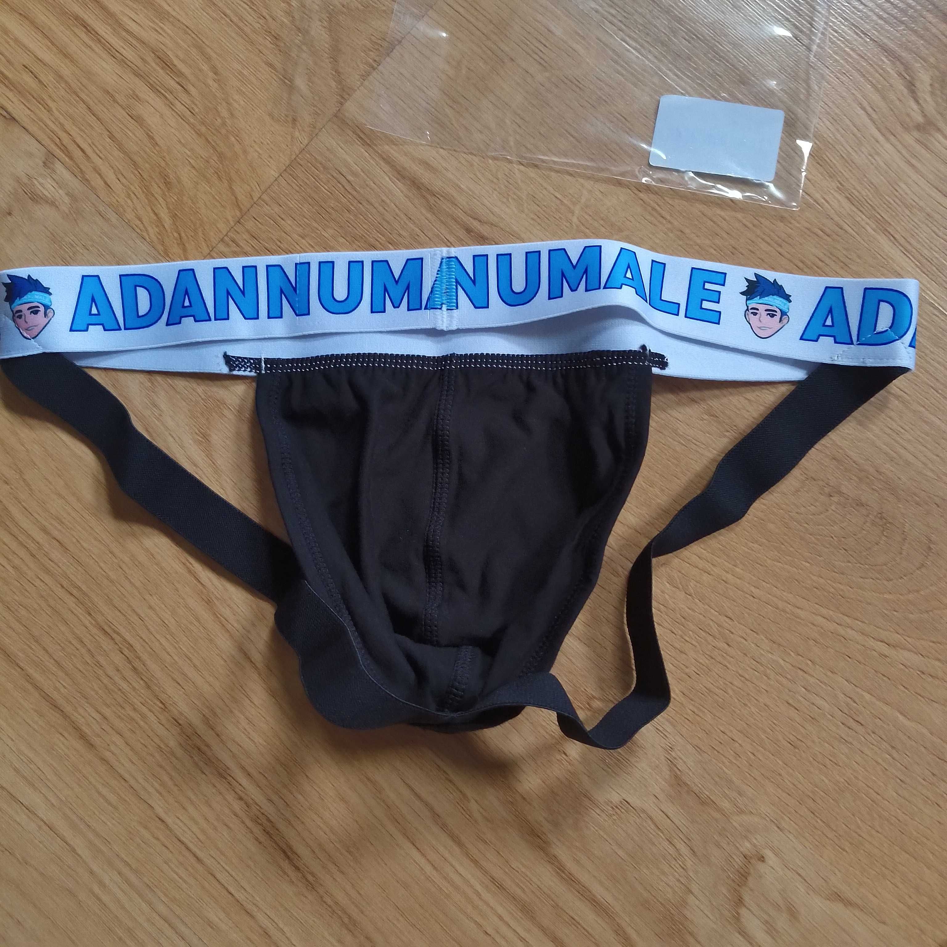 Sexowne majtki jockstraps adannu XL czarne