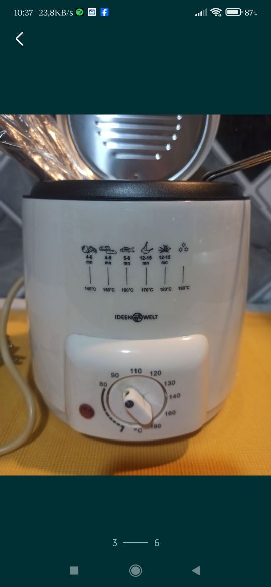 Mini frytownica /zestaw do fondue