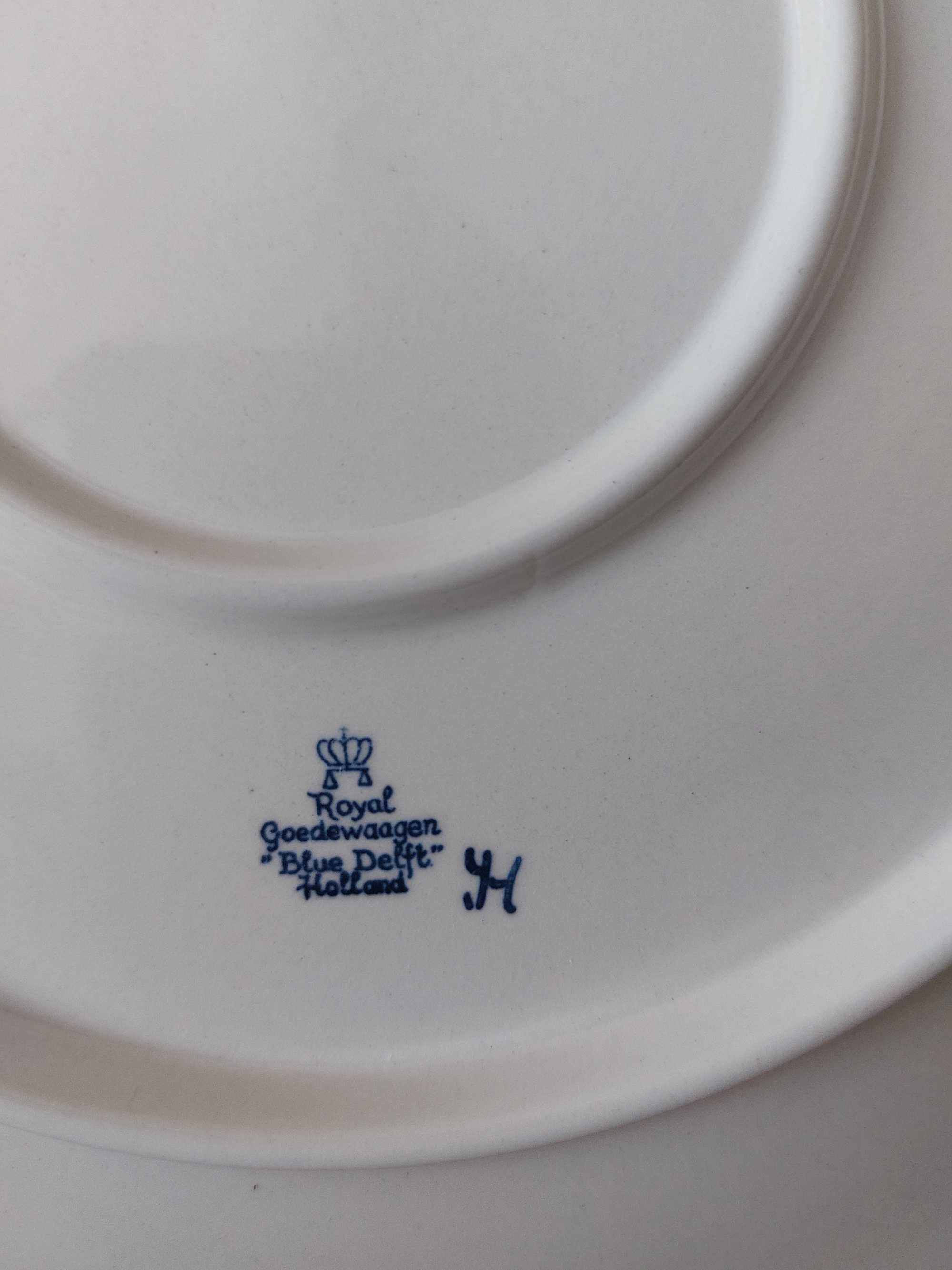Talerz porcelanowy dekoracyjny na ścianę Royal Blue Delft Der Schlacht