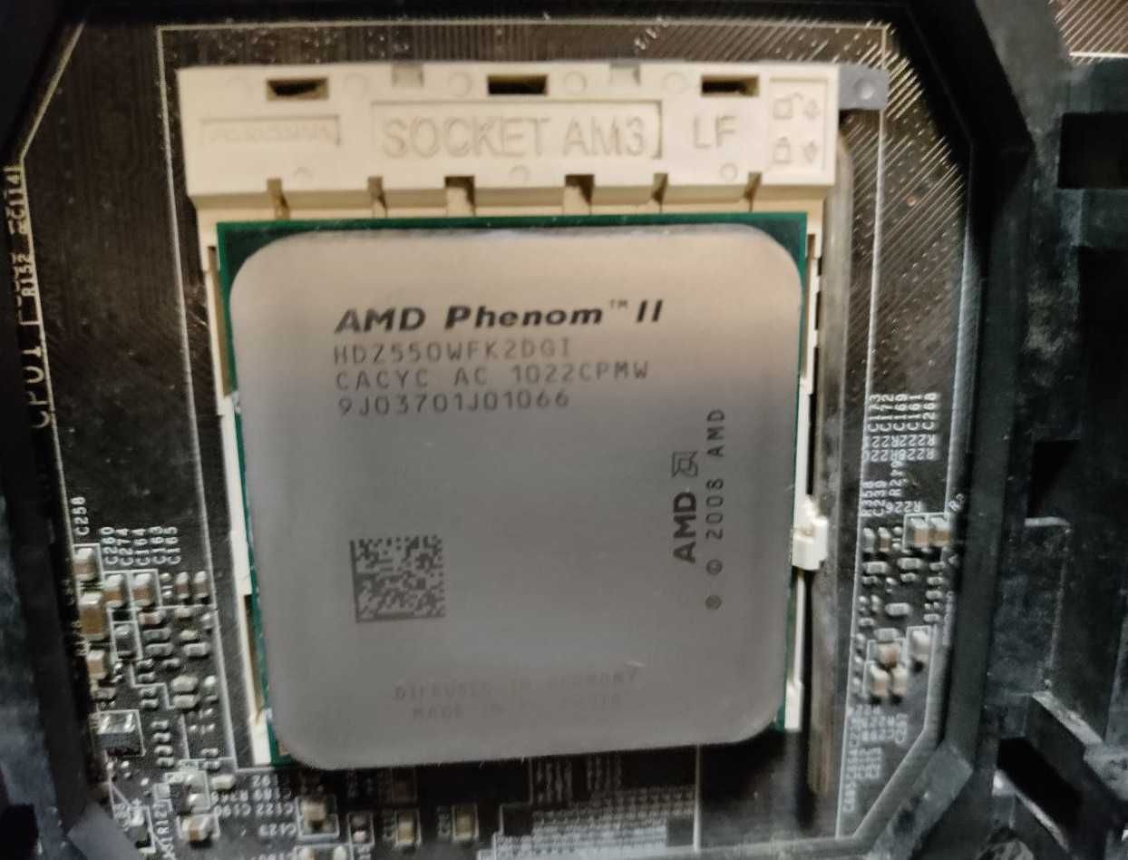 Процесор Phenom II X2 550 і материнська плата MSI 785GM-E51