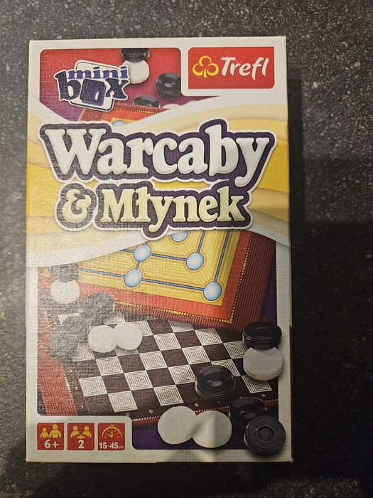 Gra warcaby i młynek firmy Trefl