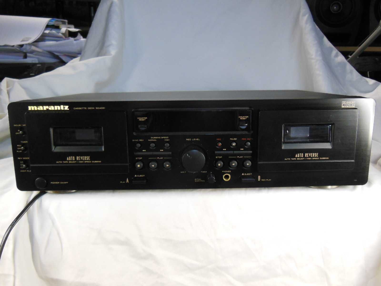 Deck Duplo para Cassetes COMO NOVO  Marantz SD 4051